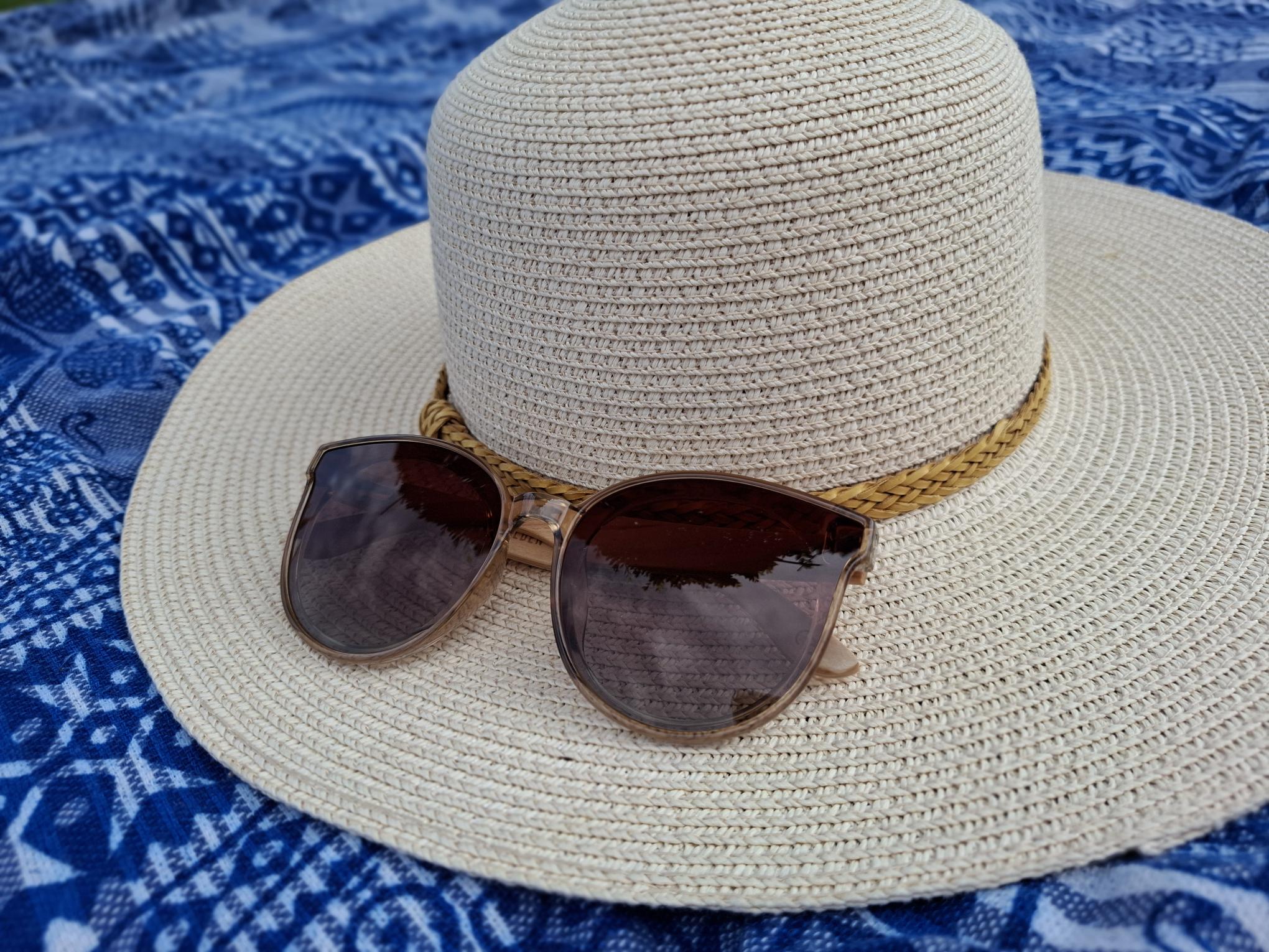 Sonnenbrille Champagne gross