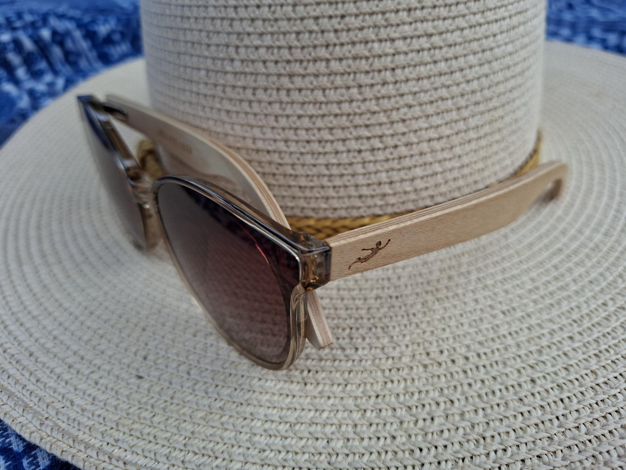 Sonnenbrille Champagne gross