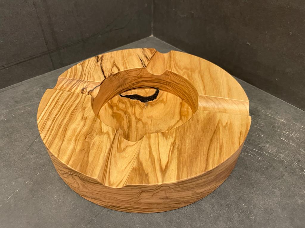 Zigarren Aschenbecher - Olivenholz