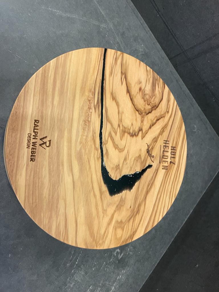 Zigarren Aschenbecher - Olivenholz