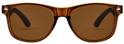 Sonnenbrille Acetat/Holz-Mix Braun