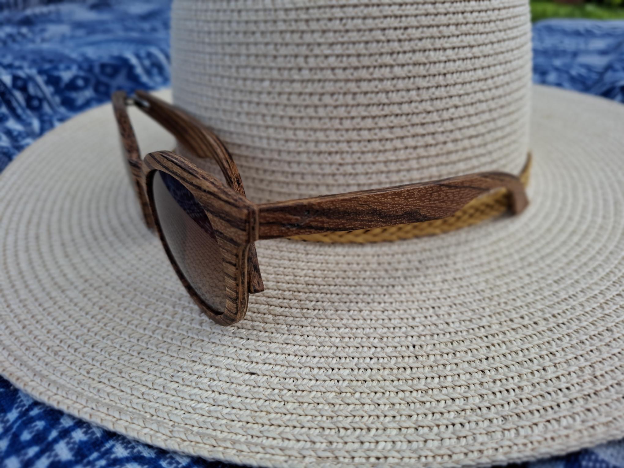 Sonnenbrille Olivenholz