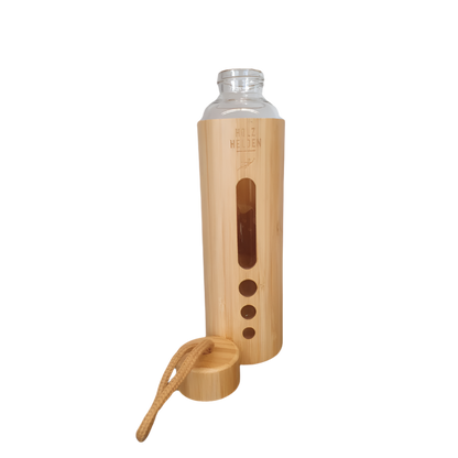 Wasserflasche Bambus mit kleiner Öffnung