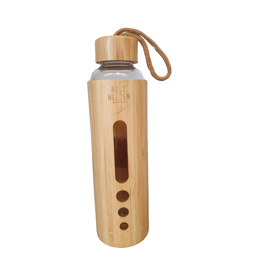 Wasserflasche Bambus mit kleiner Öffnung