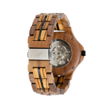 Aletschhorn Automatik Holzuhr dunkel