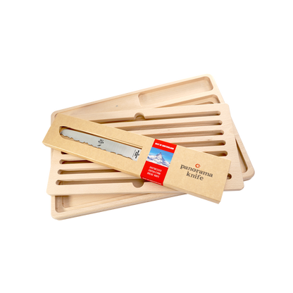 Brotbrett Set 2-teilig mit Messer