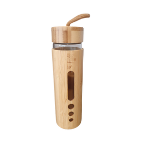 Wasserflasche Bambus mit grosser Öffnung