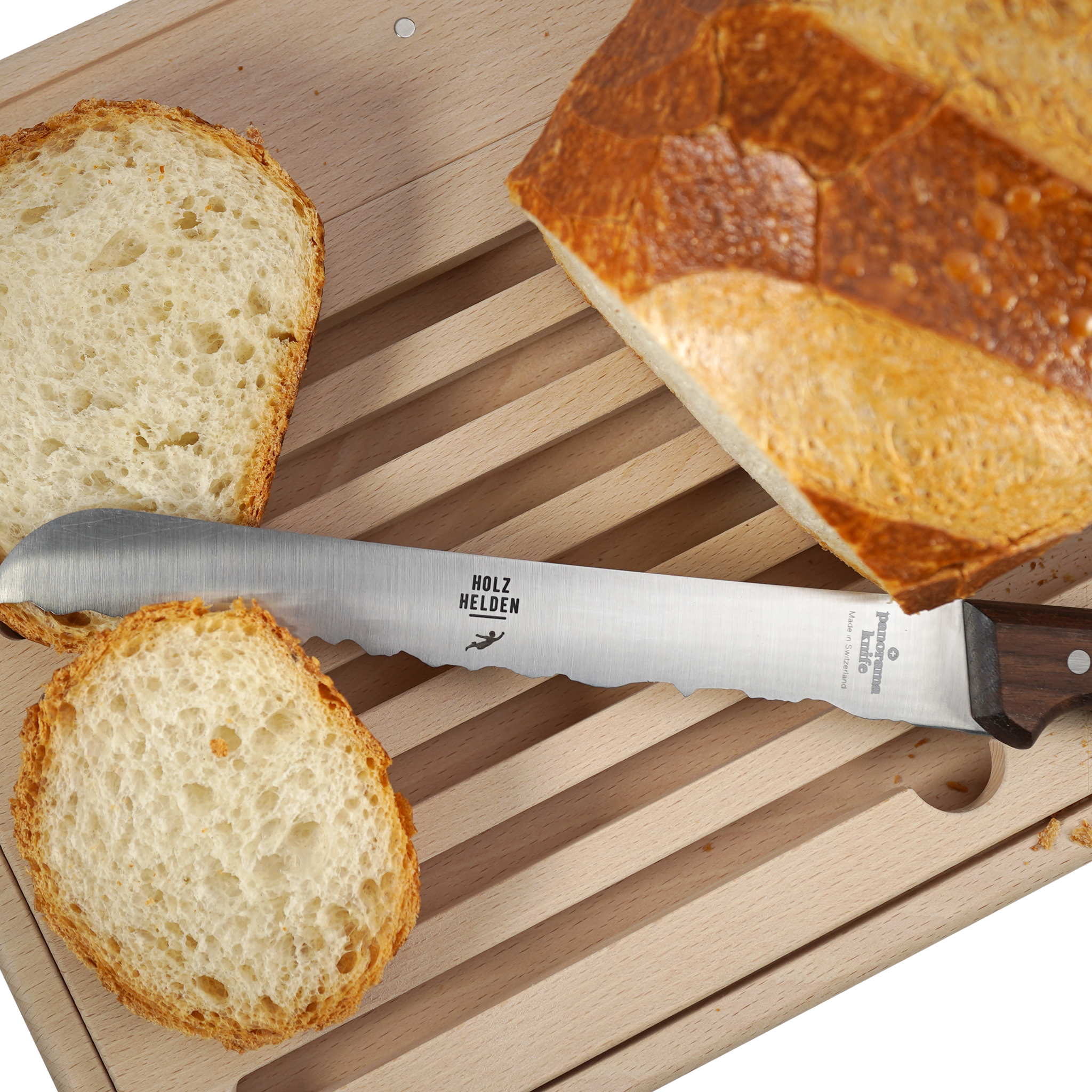 Brotbrett Set 2-teilig mit Messer
