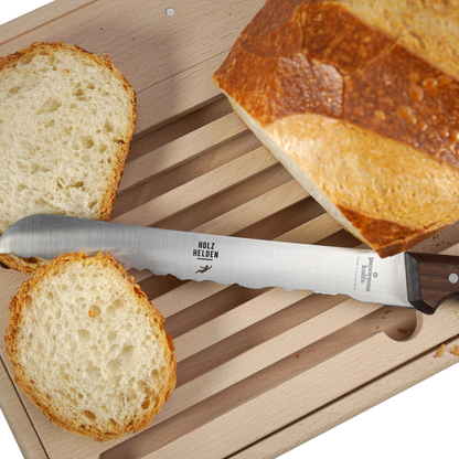 Brotbrett Set 2-teilig mit Messer