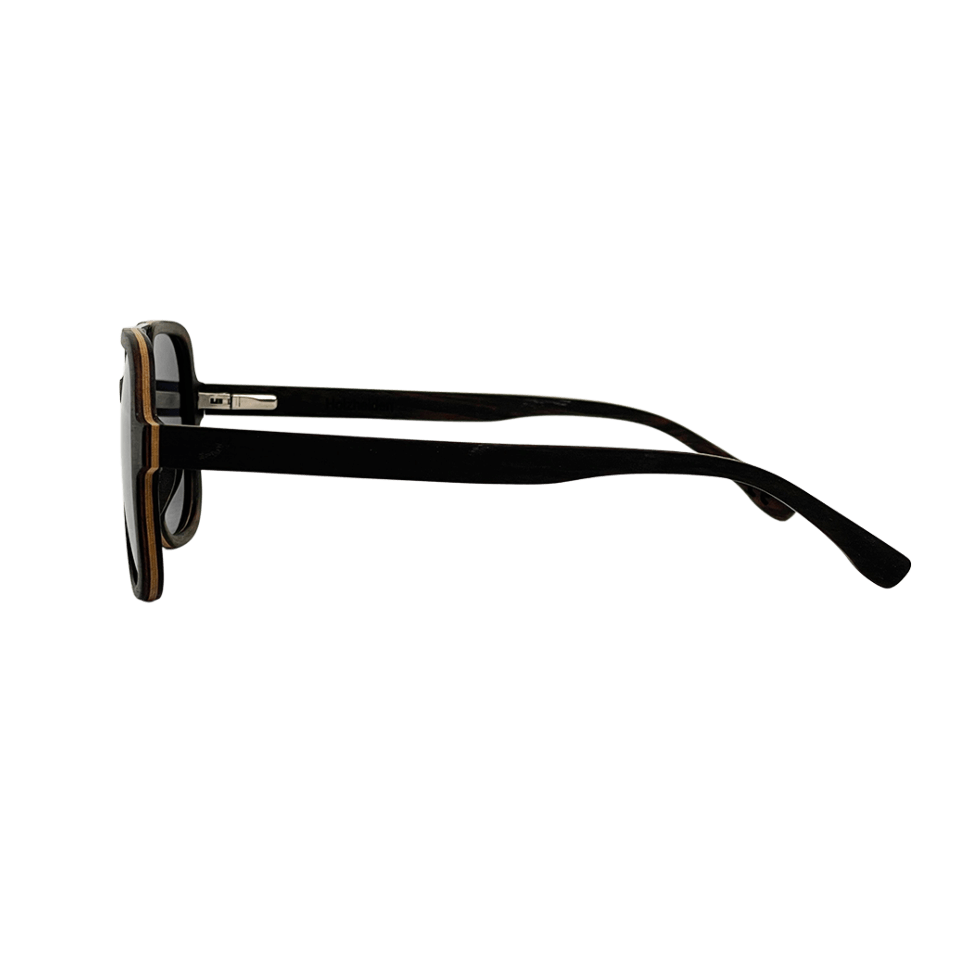 Sonnenbrille - Holz-Metall